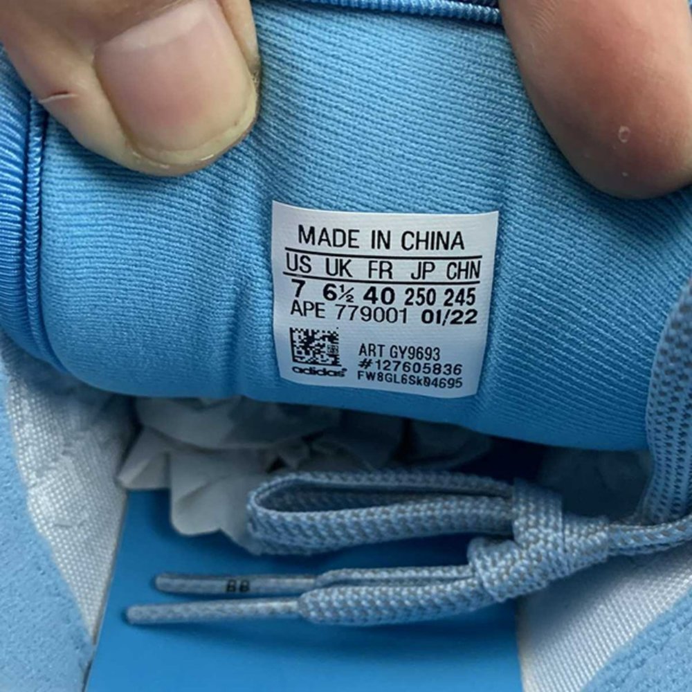 adidas Forum Buckle Low Bad Bunny Blue Tint Mens Sneakers - Picture 5 of 15